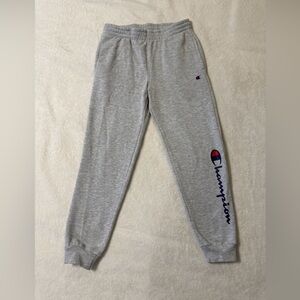 Boys Champion Sweatpants - Gray- Size medium - EUC